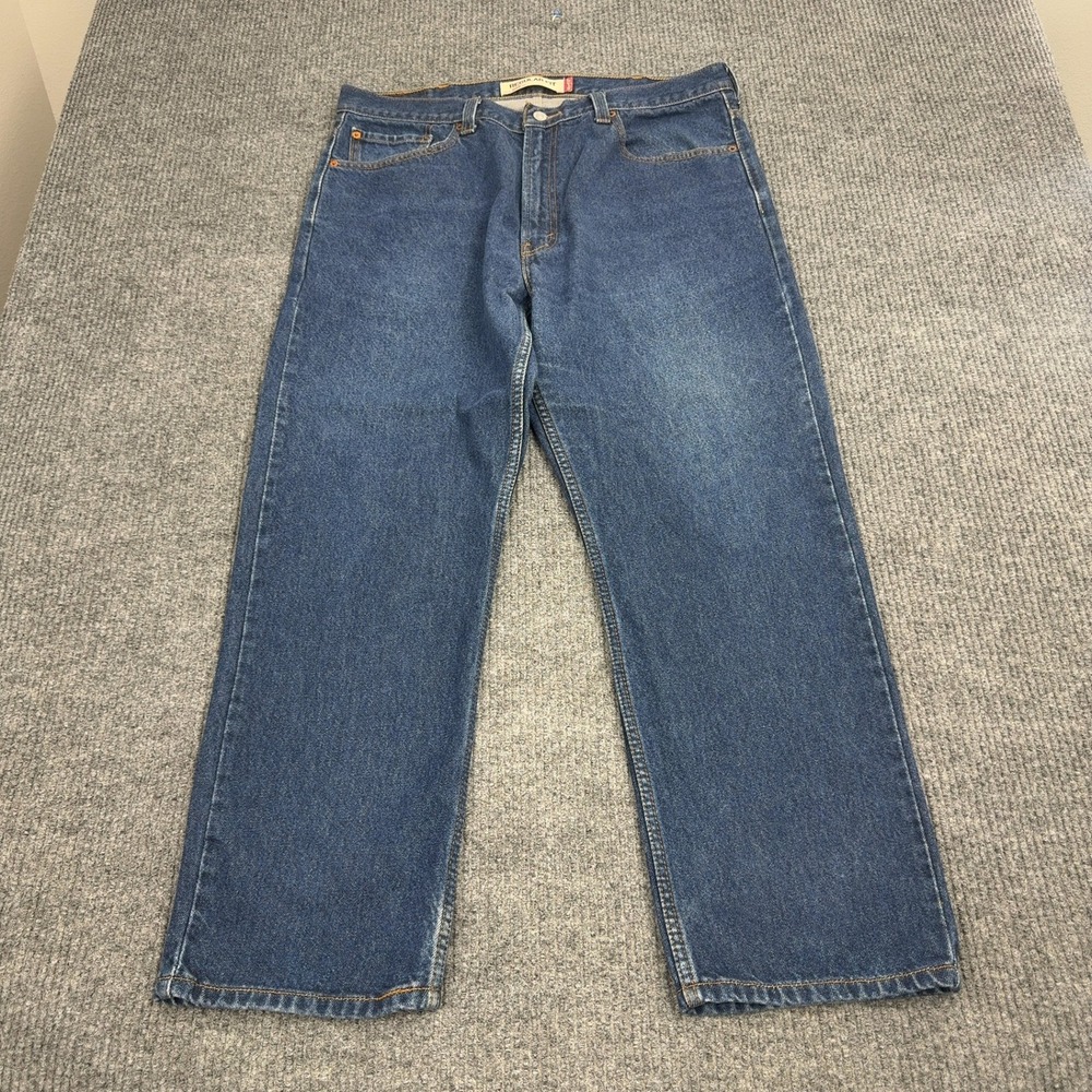 Levis 505 Jeans Mens W38 L29 Blue Cotton Regular Fit Straight‎ Leg Casual Style